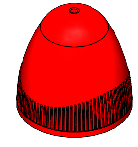 Tampa Abaulada 20-410 R para Gotejador